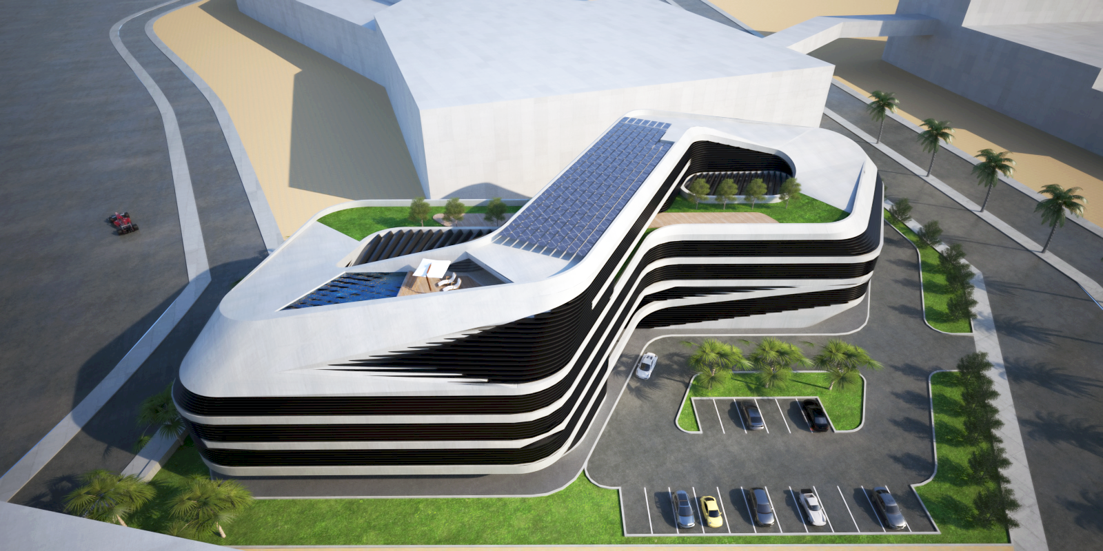 Dubai Autodrome Building INOA Architecture